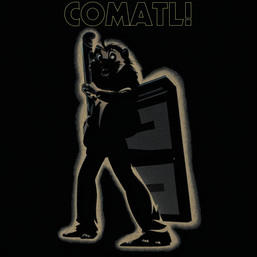 Randomly Picked AI Image. Probably of an album cover with silly changes. We